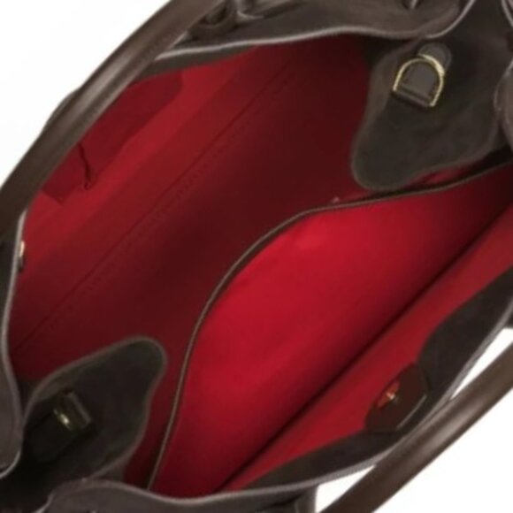 NWT ✅ Boldrini Selleria Italian Leather & Suede BROWN Satchel ✨ NWT, DUST BAG - Picture 6 of 15